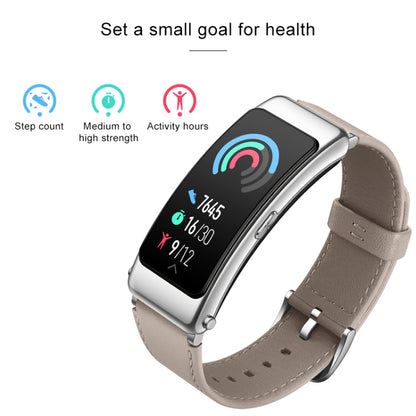 Original Huawei Band B6 FDS-B19 1.53 inch AMOLED Screen IP57 Waterproof Smart Bluetooth Earphone Wristband Bracelet, Pride Version, Support Heart Rate Monitor / Information Reminder / Sleep Monitor (Titanium Silver Grey) - Wearable Devices by buy2fix | Online Shopping UK | buy2fix