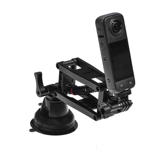 STARTRC Action Camera Suction Cup Car Mount Shock Absorbing Arm (Black) - Bicycle Handlebar Mount by STARTRC | Online Shopping UK | buy2fix