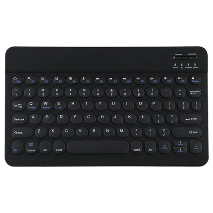 Universal Round Keys Detachable Bluetooth Keyboard for iPad 9-10 inch(Black) - Universal by buy2fix | Online Shopping UK | buy2fix