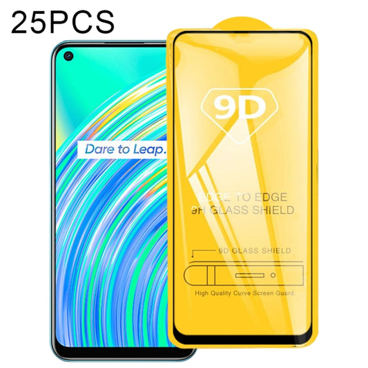 For OPPO Realme C17 25 PCS 9D Full Glue Full Screen Tempered Glass Film - Realme Tempered Glass by imak | Online Shopping UK | buy2fix