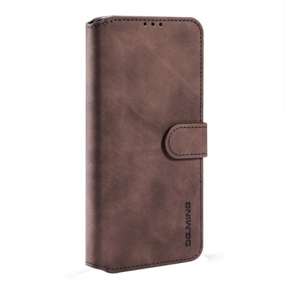 For Xiaomi Redmi K40 DG.MING Retro Oil Side Horizontal Flip Leather Case with Holder & Card Slots & Wallet(Coffee) - Xiaomi Cases by DG.MING | Online Shopping UK | buy2fix