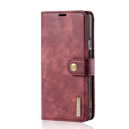 For OnePlus 9 DG.MING Crazy Horse Texture Flip Detachable Magnetic Leather Case with Holder & Card Slots & Wallet(Red) - OnePlus Cases by DG.MING | Online Shopping UK | buy2fix