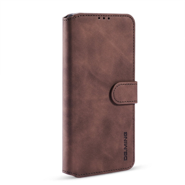 For Samsung Galaxy A32 4G DG.MING Retro Oil Side Horizontal Flip Leather Case with Holder & Card Slots & Wallet(Coffee) - Galaxy Phone Cases by DG.MING | Online Shopping UK | buy2fix