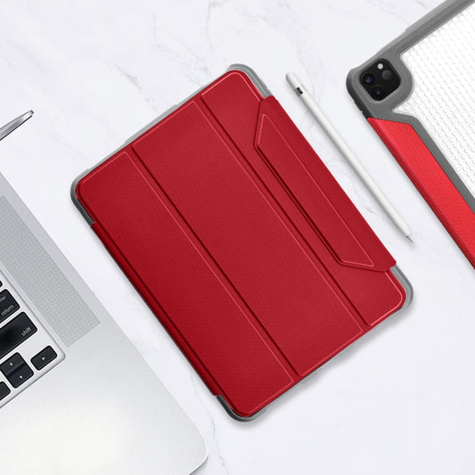 For iPad Pro 11 2022 / 2021 / 2020 Mutural Yagao Series PC Horizontal Flip Leather Tablet Case with Holder & Pen Slot(Red) - iPad Pro 11 (2022/2021) Cases by Mutural | Online Shopping UK | buy2fix