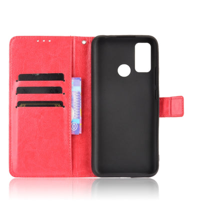 For Ulefone Note 10 Crazy Horse Texture Horizontal Flip Leather Case with Holder & Card Slots & Lanyard(Red) - Ulefone Cases by buy2fix | Online Shopping UK | buy2fix