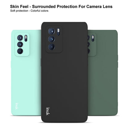 For OPPO Reno6 Pro 5G IMAK UC-4 Series Straight Edge TPU Soft Protective Case(Dark Green) - OPPO Cases by imak | Online Shopping UK | buy2fix