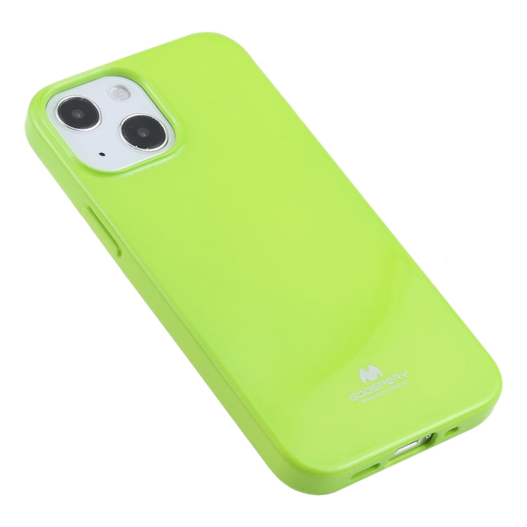 For iPhone 13 mini GOOSPERY JELLY Full Coverage Soft Case (Green) - iPhone 13 mini Cases by GOOSPERY | Online Shopping UK | buy2fix
