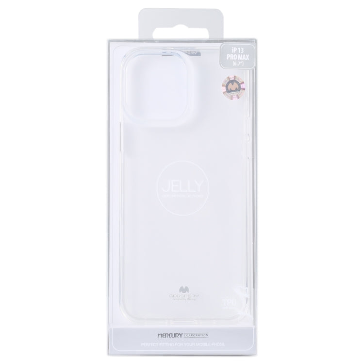 For iPhone 13 Pro Max GOOSPERY JELLY Full Coverage Soft Case (Transparent) - iPhone 13 Pro Max Cases by GOOSPERY | Online Shopping UK | buy2fix