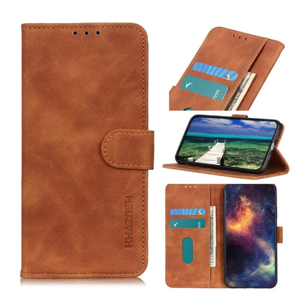 For Xiaomi Redmi 10 / Redmi Note 11 4G KHAZNEH Retro Texture PU + TPU Horizontal Flip Leather Case with Holder & Card Slots & Wallet(Brown) - Xiaomi Cases by buy2fix | Online Shopping UK | buy2fix