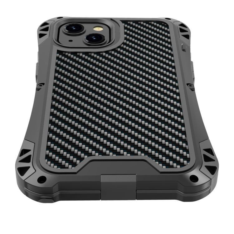 For iPhone 13 mini R-JUST AMIRA Shockproof Dustproof Waterproof Metal Protective Case (Black) - iPhone 13 mini Cases by R-JUST | Online Shopping UK | buy2fix