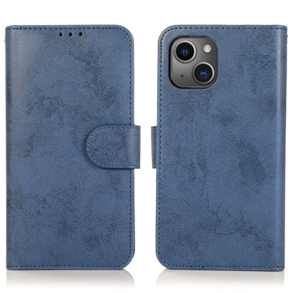 For iPhone 13 mini Retro 2 in 1 Detachable Horizontal Flip Leather Case with Card Slots & Wallet For  iPhone 13 Mini(Dark Blue) - iPhone 13 mini Cases by buy2fix | Online Shopping UK | buy2fix