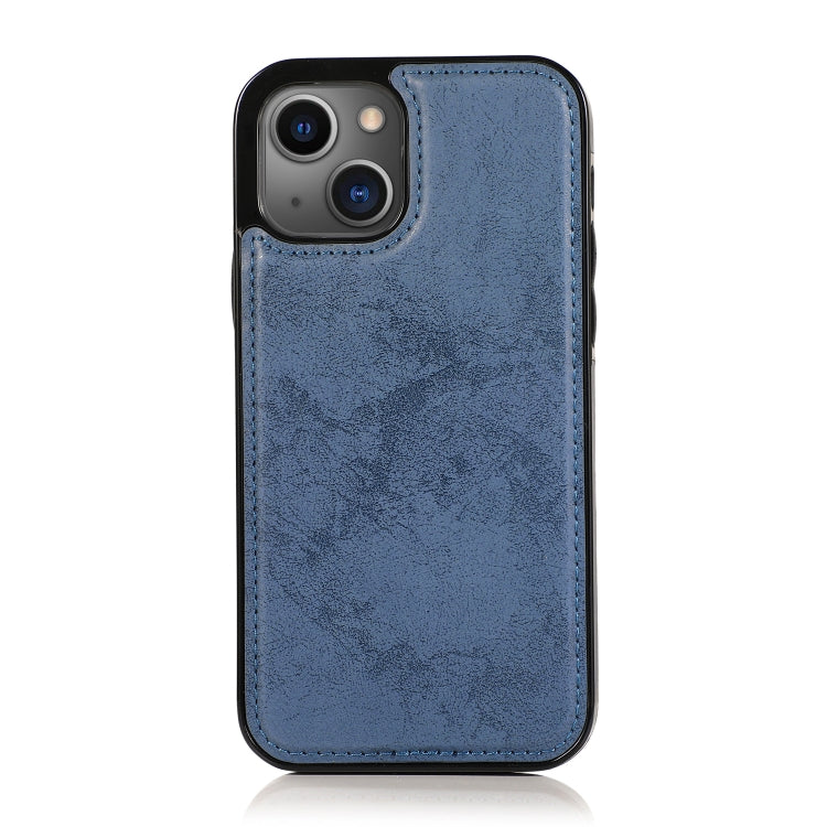 For iPhone 13 mini Retro 2 in 1 Detachable Horizontal Flip Leather Case with Card Slots & Wallet For  iPhone 13 Mini(Dark Blue) - iPhone 13 mini Cases by buy2fix | Online Shopping UK | buy2fix