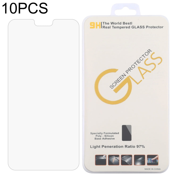 For Doogee N10 10 PCS 0.26mm 9H 2.5D Tempered Glass Film - For Doogee by buy2fix | Online Shopping UK | buy2fix