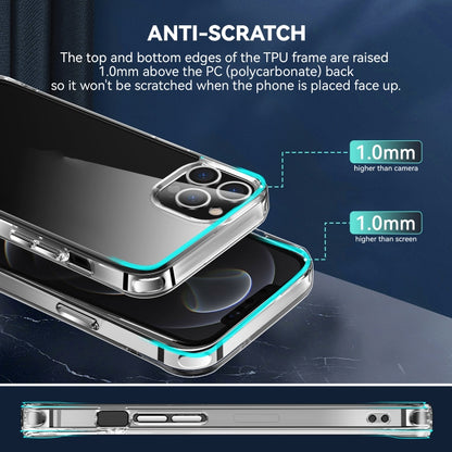 For iPhone 12 Pro Max TPU + PC Transparent Shockproof Protective Case - iPhone 12 Pro Max Cases by buy2fix | Online Shopping UK | buy2fix