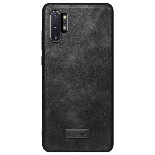 For Huawei Mate 30 SULADA Shockproof TPU + Handmade Leather Protective Case(Black) - Huawei Cases by SULADA | Online Shopping UK | buy2fix