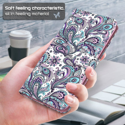 For iPhone 13 mini 3D Painting Pattern Horizontal Flip TPU + PU Leather Case with Holder & Card Slots & Wallet (Swirl Pattern) - iPhone 13 mini Cases by buy2fix | Online Shopping UK | buy2fix