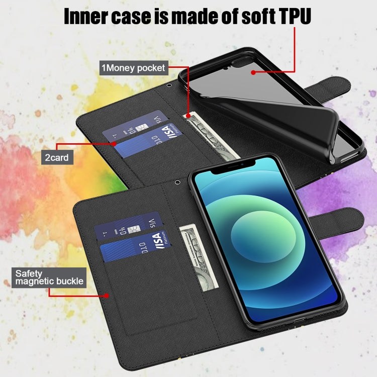 For iPhone 13 Pro Max 3D Painting Pattern Horizontal Flip TPU + PU Leather Case with Holder & Card Slots & Wallet (Milky Way) - iPhone 13 Pro Max Cases by buy2fix | Online Shopping UK | buy2fix