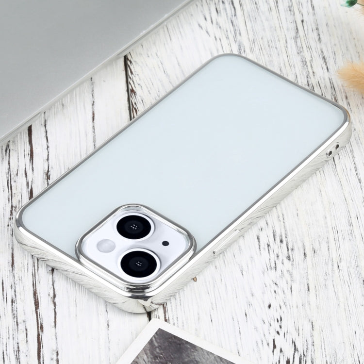 For iPhone 13 mini Ultra-thin Electroplating TPU Protective Case (Silver) - iPhone 13 mini Cases by buy2fix | Online Shopping UK | buy2fix