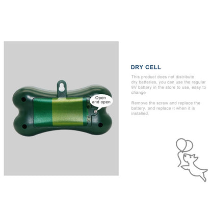 RC-518 Home Ultrasonic Dog Stop Barking Device(Dark Green) - Training Aids by buy2fix | Online Shopping UK | buy2fix