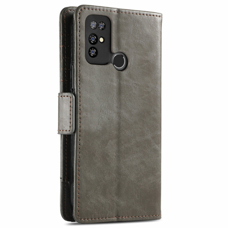 For Doogee X96 Pro CaseNeo Business Splicing Dual Magnetic Buckle Horizontal Flip PU Leather Case with Holder & Card Slots & Wallet(Grey) - More Brand by buy2fix | Online Shopping UK | buy2fix