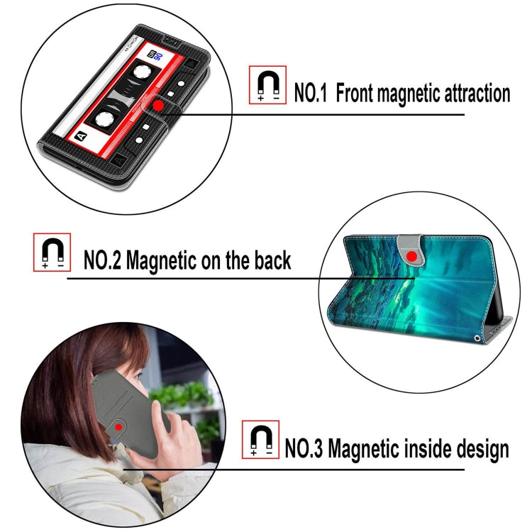 Voltage Coloured Drawing Magnetic Clasp Horizontal Flip PU Leather Case with Holder & Card Slots For Xiaomi Redmi Note 10 5G(C06 Red Lip Chocolate) - Xiaomi Cases by buy2fix | Online Shopping UK | buy2fix