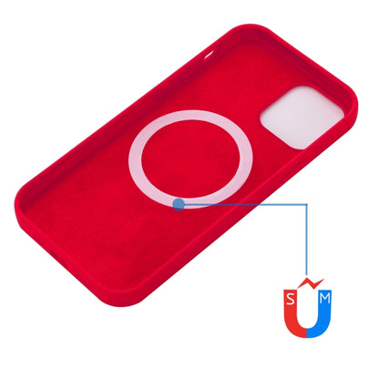 For iPhone 13 Pro Shockproof Silicone Magnetic Magsafe Case (Red) - iPhone 13 Pro Cases by buy2fix | Online Shopping UK | buy2fix