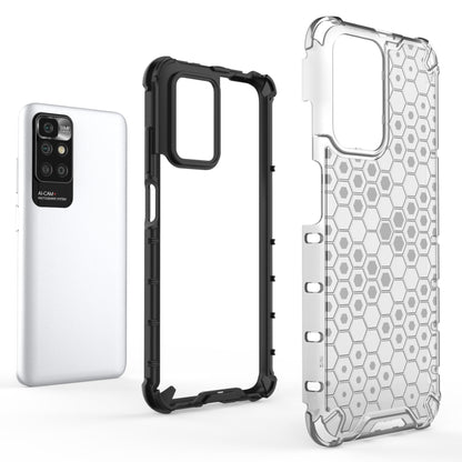 For Xiaomi Redmi 10 Shockproof Honeycomb PC + TPU Case(Black) - Xiaomi Cases by buy2fix | Online Shopping UK | buy2fix