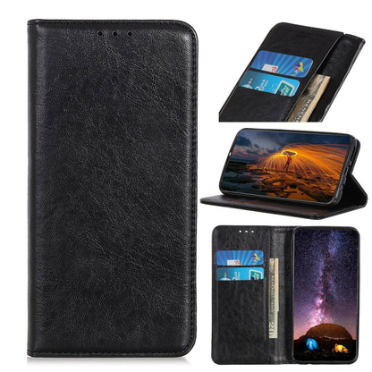 For Xiaomi Mi 11T / 11T Pro Magnetic Crazy Horse Texture Horizontal Flip Leather Case with Holder & Card Slots & Wallet(Black) - Xiaomi Cases by buy2fix | Online Shopping UK | buy2fix