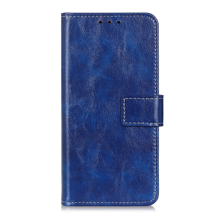 For Xiaomi Mi 11T / 11T Pro Retro Crazy Horse Texture Horizontal Flip Leather Case with Holder & Card Slots & Photo Frame & Wallet(Blue) - Xiaomi Cases by buy2fix | Online Shopping UK | buy2fix