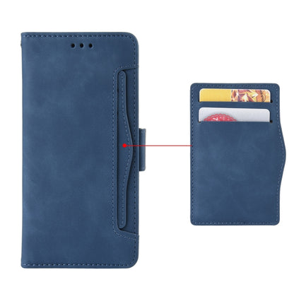 For OPPO Realme GT Master Skin Feel Calf Pattern Horizontal Flip Leather Case with Holder & Card Slots & Photo Frame(Blue) - Realme Cases by buy2fix | Online Shopping UK | buy2fix