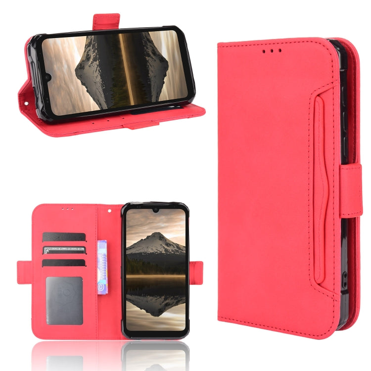 For Doogee S86 / S86 Pro Skin Feel Calf Pattern Horizontal Flip Leather Case with Holder & Card Slots & Photo Frame(Red) - More Brand by buy2fix | Online Shopping UK | buy2fix