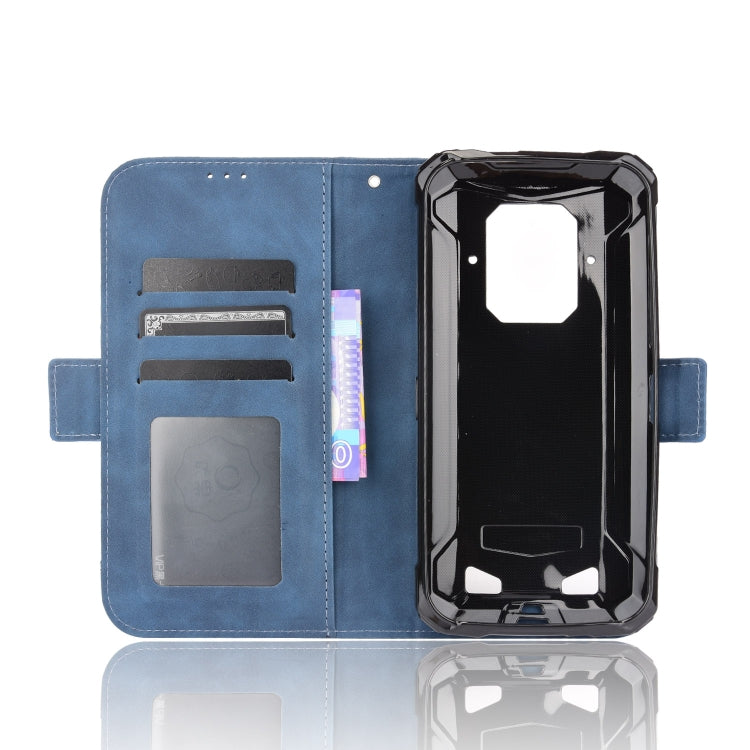 For Doogee S86 / S86 Pro Skin Feel Calf Pattern Horizontal Flip Leather Case with Holder & Card Slots & Photo Frame(Blue) - More Brand by buy2fix | Online Shopping UK | buy2fix