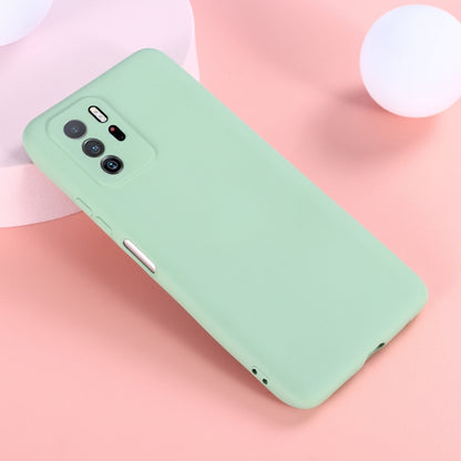 For Xiaomi Redmi Note 10 Pro 5G CN Version / Poco X3 GT 5G Solid Color Liquid Silicone Dropproof Full Coverage Protective Case(Green) - Xiaomi Cases by buy2fix | Online Shopping UK | buy2fix