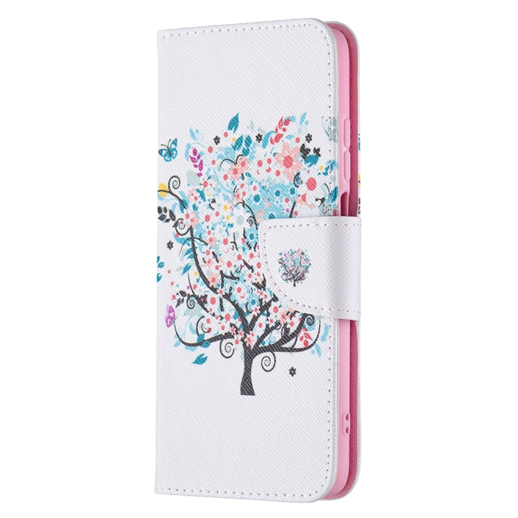 For Xiaomi Redmi 10 Colored Drawing Pattern Horizontal Flip Leather Case with Holder & Card Slots & Wallet(Tree) - Xiaomi Cases by buy2fix | Online Shopping UK | buy2fix