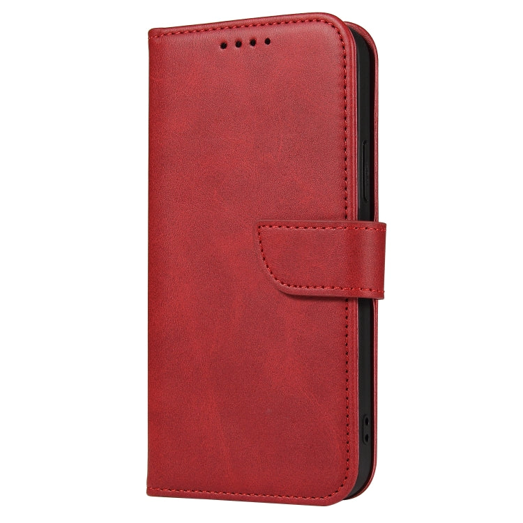 For iPhone 12 mini Calf Texture Buckle Horizontal Flip Leather Case with Holder & Card Slots & Wallet (Red) - iPhone 12 mini Cases by buy2fix | Online Shopping UK | buy2fix