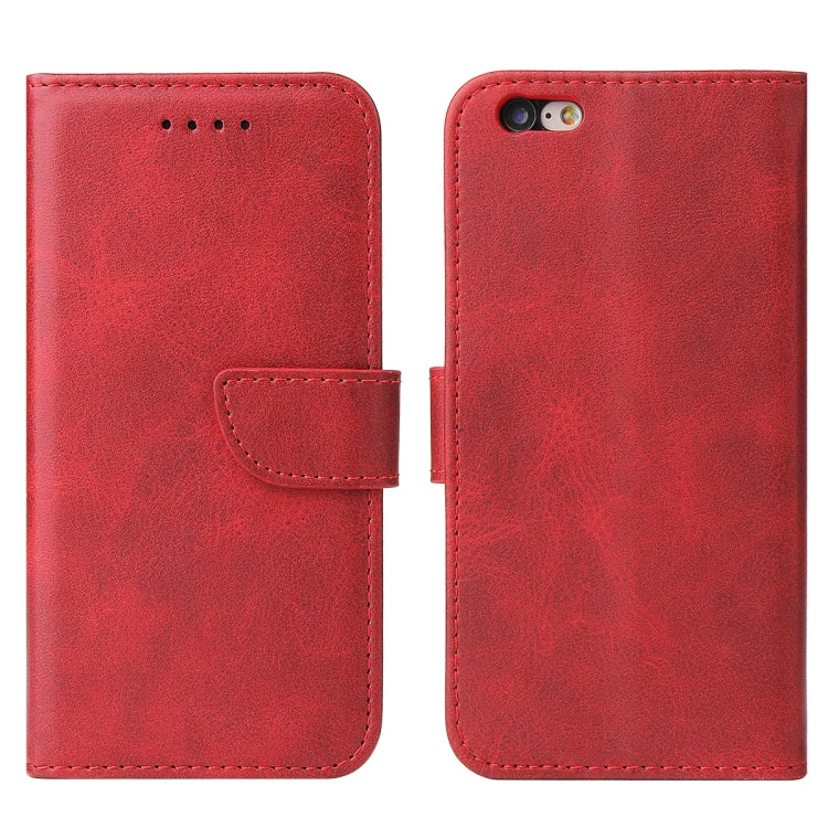 Calf Texture Buckle Horizontal Flip Leather Case with Holder & Card Slots & Wallet For iPhone 6 & 6s(Red) - More iPhone Cases by buy2fix | Online Shopping UK | buy2fix