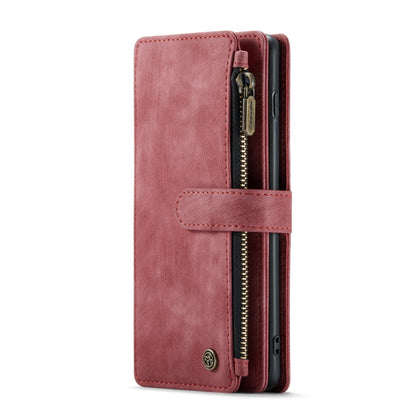 For Samsung Galaxy S10 CaseMe-C30 PU + TPU Multifunctional Horizontal Flip Leather Case with Holder & Card Slot & Wallet & Zipper Pocket(Red) - Galaxy Phone Cases by CaseMe | Online Shopping UK | buy2fix