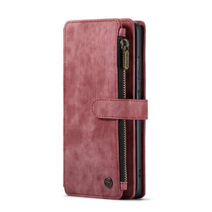 For Samsung Galaxy S20+ 5G CaseMe-C30 PU + TPU Multifunctional Horizontal Flip Leather Case with Holder & Card Slot & Wallet & Zipper Pocket(Red) - Galaxy Phone Cases by CaseMe | Online Shopping UK | buy2fix