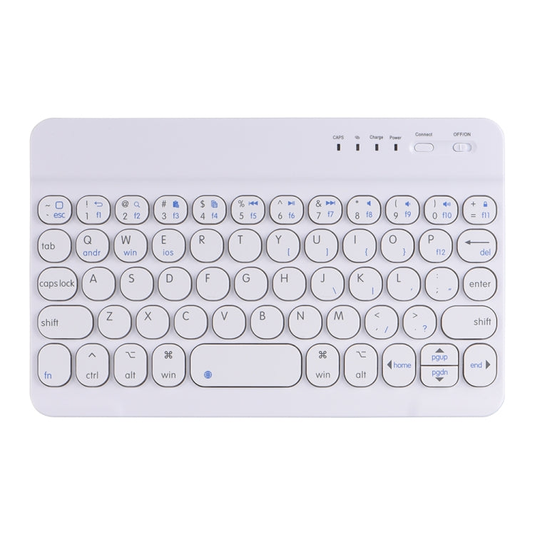 HY006 Round Keys Detachable Bluetooth Keyboard Leather Tablet Case with Holder for iPad mini 6(Mint Green) - For iPad mini by buy2fix | Online Shopping UK | buy2fix