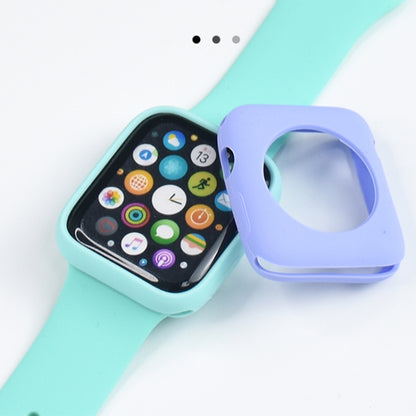 Shockproof All-inclusive Silicone Protective Case For Apple Watch Series 6 & SE & 5 & 4 40mm(White) - Watch Cases by buy2fix | Online Shopping UK | buy2fix