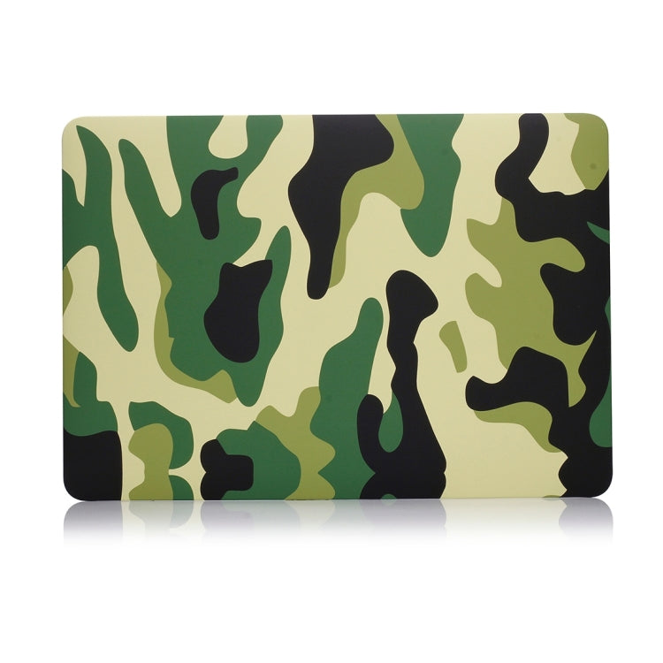 Camouflage Pattern Laptop Water Decals PC Protective Case For MacBook Air 13.3 inch A1466 / A1369(Green Camouflage) - MacBook Air Cases by buy2fix | Online Shopping UK | buy2fix