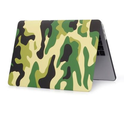 Camouflage Pattern Laptop Water Decals PC Protective Case For Macbook Pro 15.4 inch A1286(Green Camouflage) - MacBook Pro Cases by buy2fix | Online Shopping UK | buy2fix