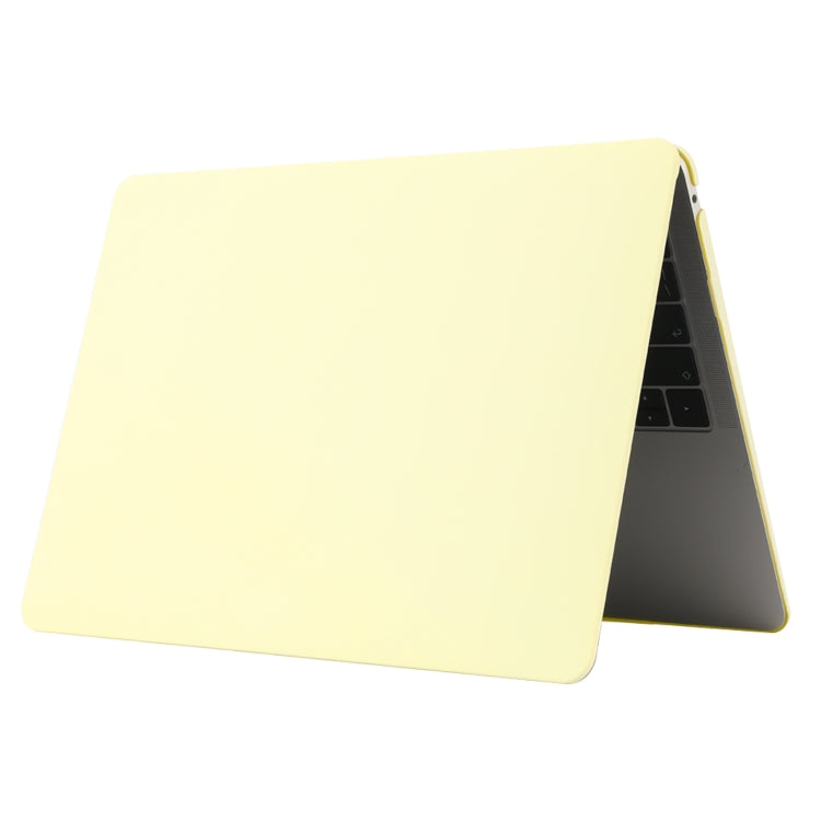 Cream Style Laptop Plastic Protective Case For MacBook Pro 14.2 inch A2442 2021(Cream Yellow) - MacBook Pro Cases by buy2fix | Online Shopping UK | buy2fix