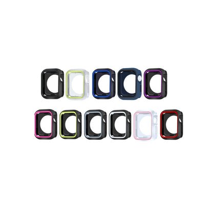 Two-color Shockproof Protective Case For Apple Watch Series 9 / 8 / 7 45mm(Navy Blue) - Watch Cases by buy2fix | Online Shopping UK | buy2fix