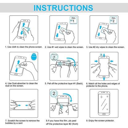 50 PCS 0.26mm 9H 2.5D Tempered Glass Film For Doogee MIX Lite - For Doogee by buy2fix | Online Shopping UK | buy2fix