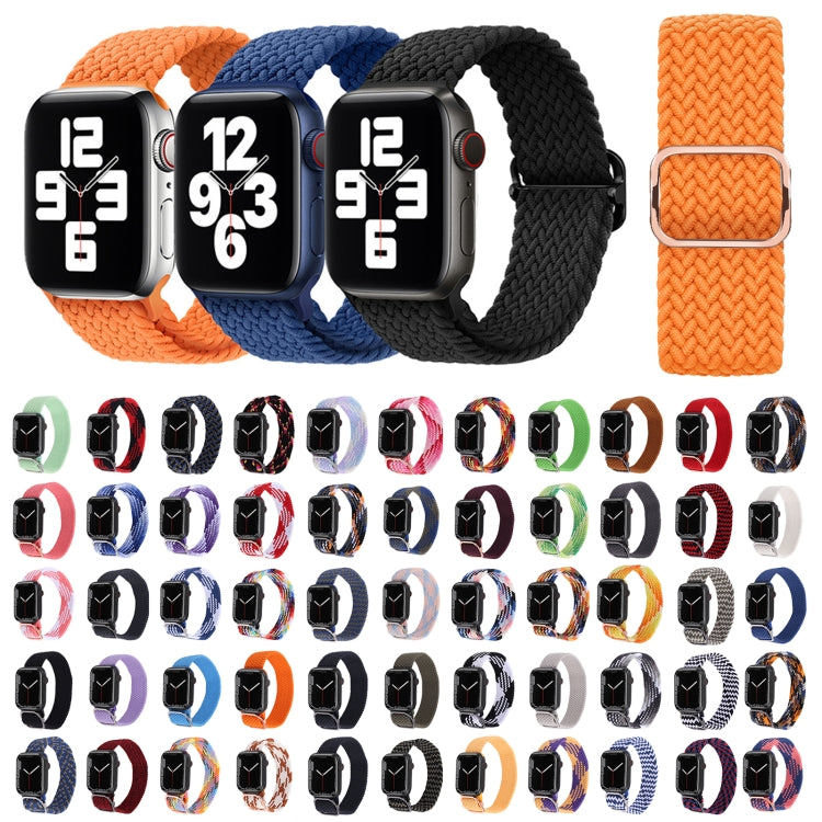 Nylon Braid Strap Watch Band For Apple Watch Ultra 49mm&Watch Ultra 2 49mm / Series 9&8&7 45mm / SE 3&SE 2&6&SE&5&4 44mm / 3&2&1 42mm(29) - Watch Bands by buy2fix | Online Shopping UK | buy2fix