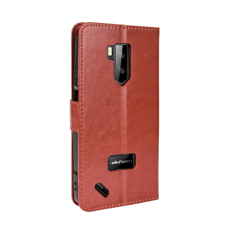 For Ulefone Armor X9 Retro Crazy Horse Texture Leather Phone Case(Brown) - Ulefone Cases by buy2fix | Online Shopping UK | buy2fix