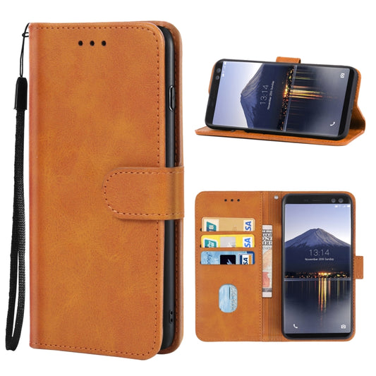 Leather Phone Case For DOOGEE BL12000 / BL12000 Pro(Brown) - Doogee Cases by buy2fix | Online Shopping UK | buy2fix