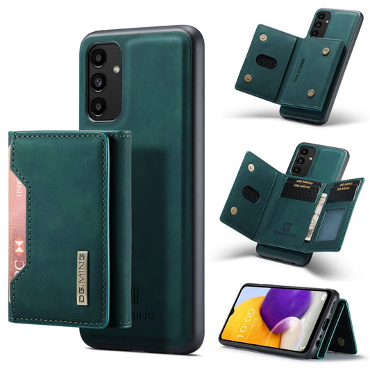 For Samsung Galaxy A13 4G DG.MING M2 Series 3-Fold Multi Card Bag + Phone Case(Green) - Galaxy Phone Cases by DG.MING | Online Shopping UK | buy2fix