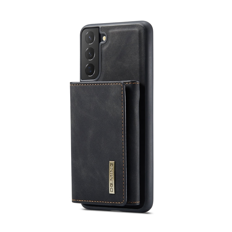 For Samsung Galaxy S22 5G DG.MING M1 Series 3-Fold Multi Card Wallet Phone Case(Black) - Galaxy S22 5G Cases by DG.MING | Online Shopping UK | buy2fix